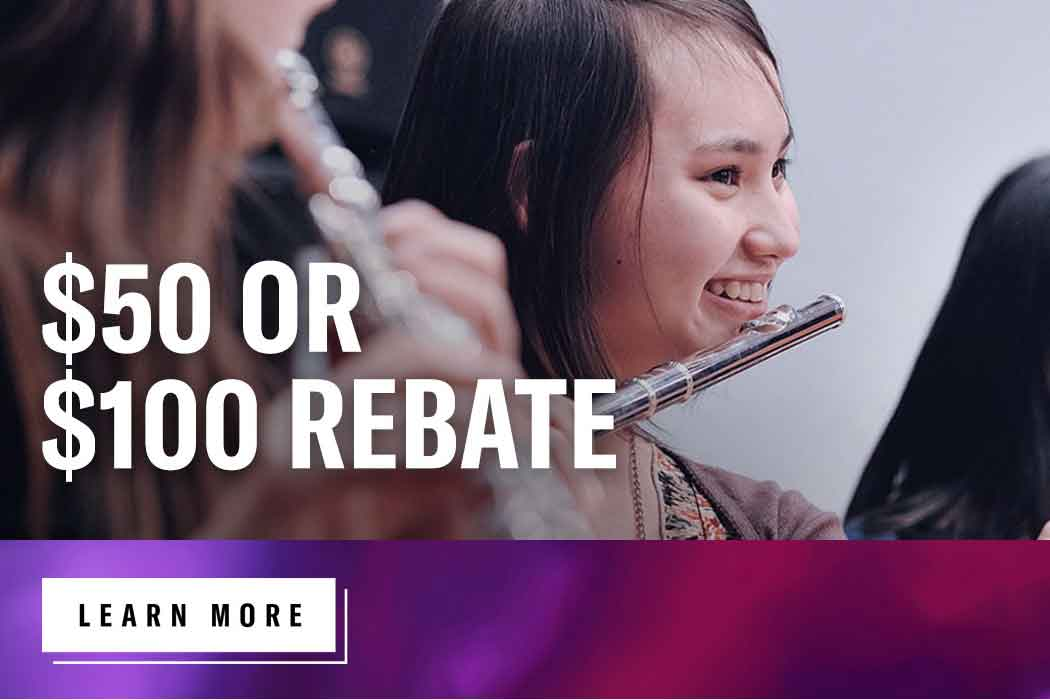 Step Up To Yamaha Band Instrument Rebates 2022 !