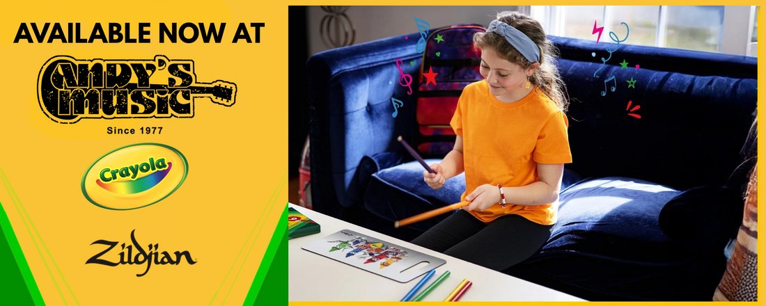 Zildjian x Crayola: The Perfect First Drum Set for Kids