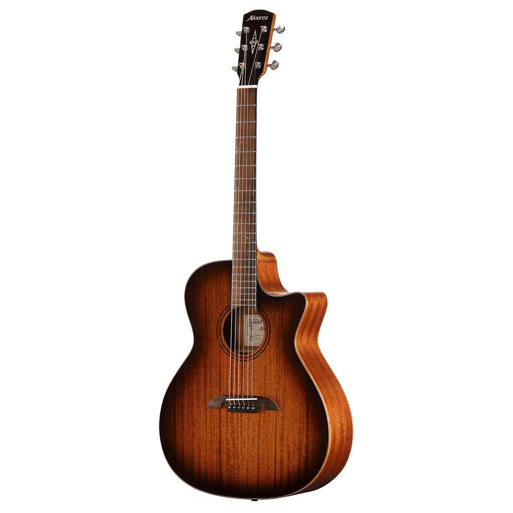 Alvarez AG66CESHB DELUXE Grand Auditorium Acoustic Electric Guitar With Cutaway-Andy's Music