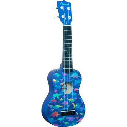 Amahi DDUK Tropical Series Soprano Ukulele With Bag-Dinosaur-Andy's Music