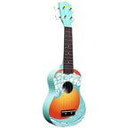 Amahi DDUK Tropical Series Soprano Ukulele With Bag-Ocean Design-Andy's Music