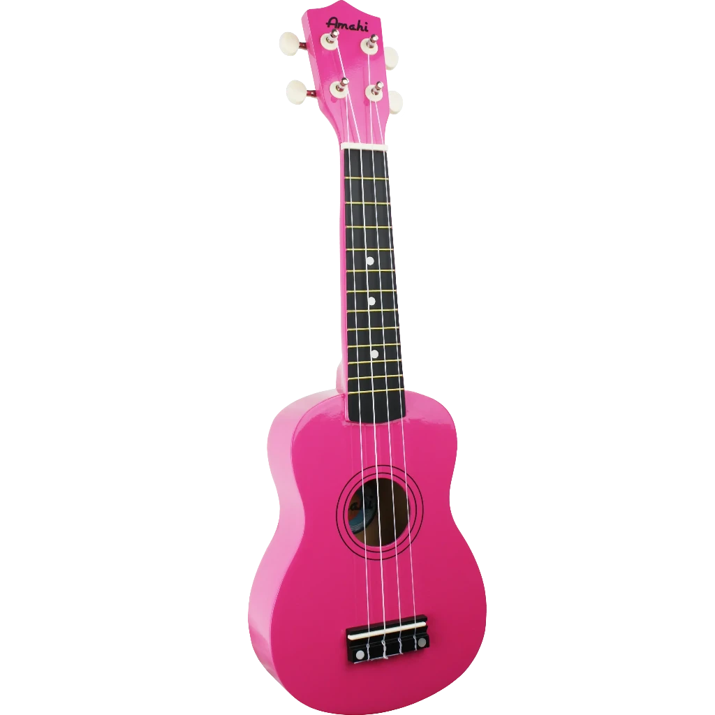 Amahi Jelly Bean Collection Ukulele-Dragonfruit-Andy's Music