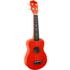 Amahi Jelly Bean Collection Ukulele-Papaya Orange-Andy's Music