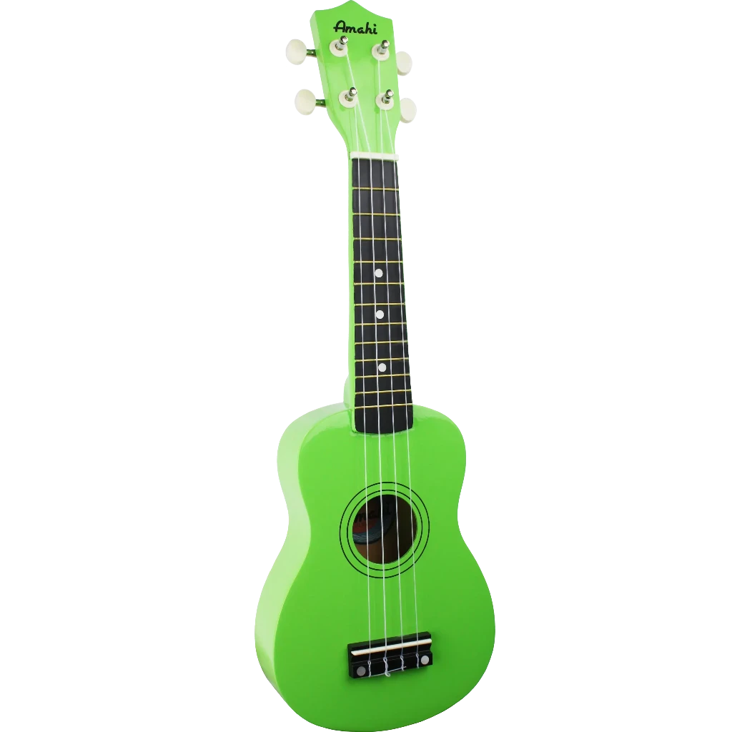 Amahi Jelly Bean Collection Ukulele-Sour Apple Green-Andy's Music