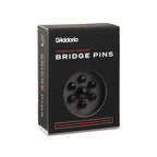 D'Addario Ebony Bridge Pin Set PWPS1-Andy's Music