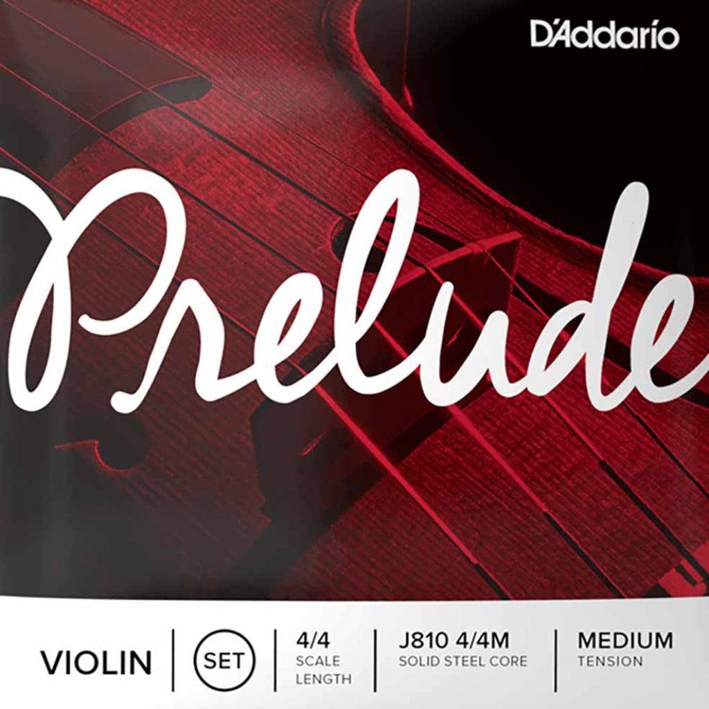 D'Addario Prelude Violin String Set, Medium Tension
