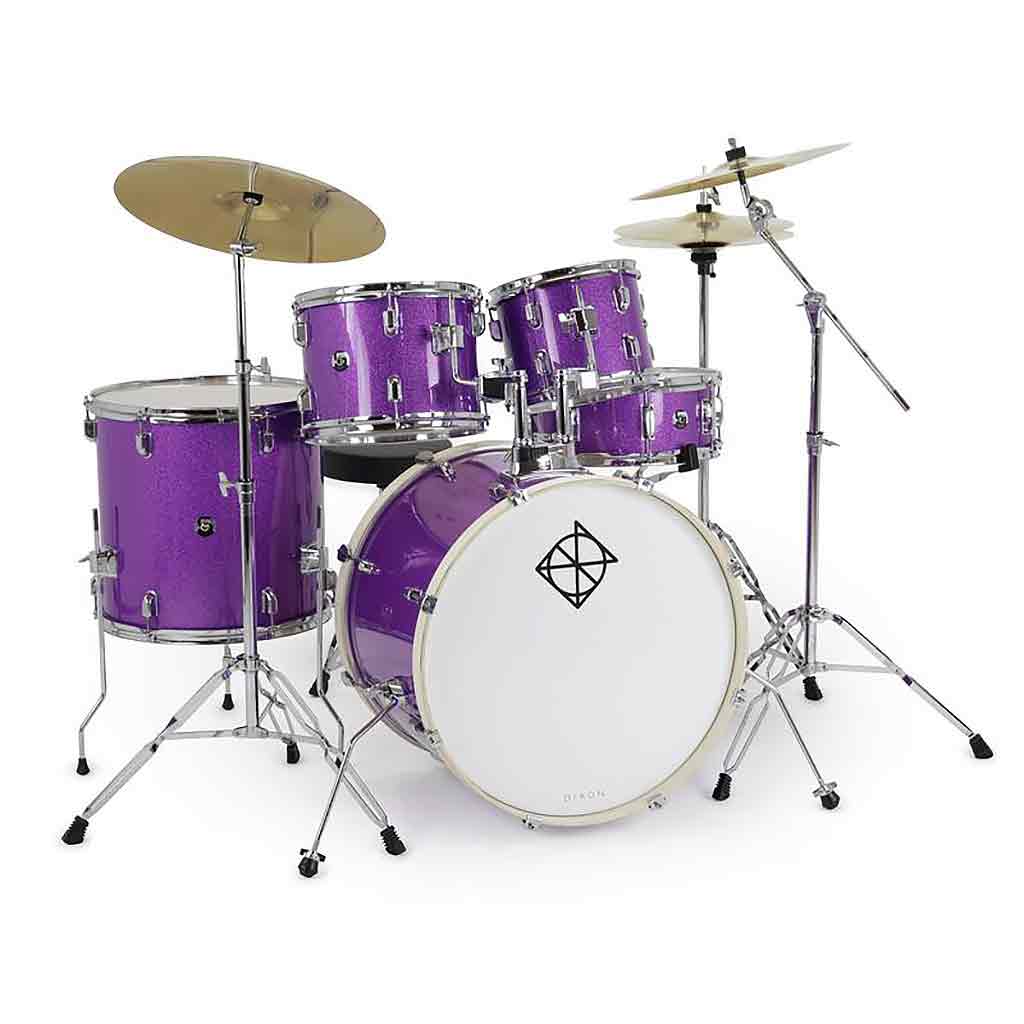 Dixon Spark Drum Set With Hardware And Cymbals-Andy's Music