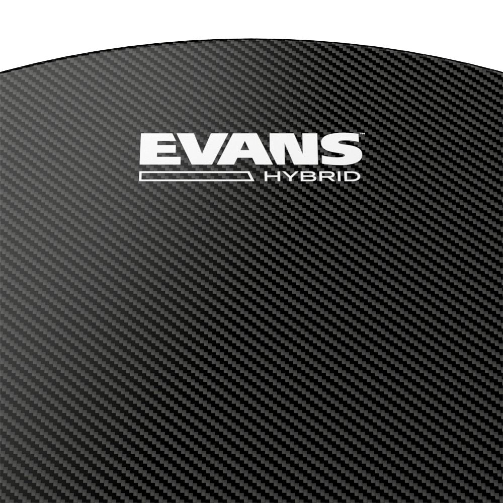 Evans 14" Hybrid Black Marching Snare Drum Batter Head SB14MHB-Andy's Music