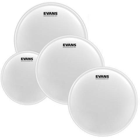 Evans UV1 Coated Rock Head Pack with 14" UV1 Coated Snare Batter Head-Andy's Music