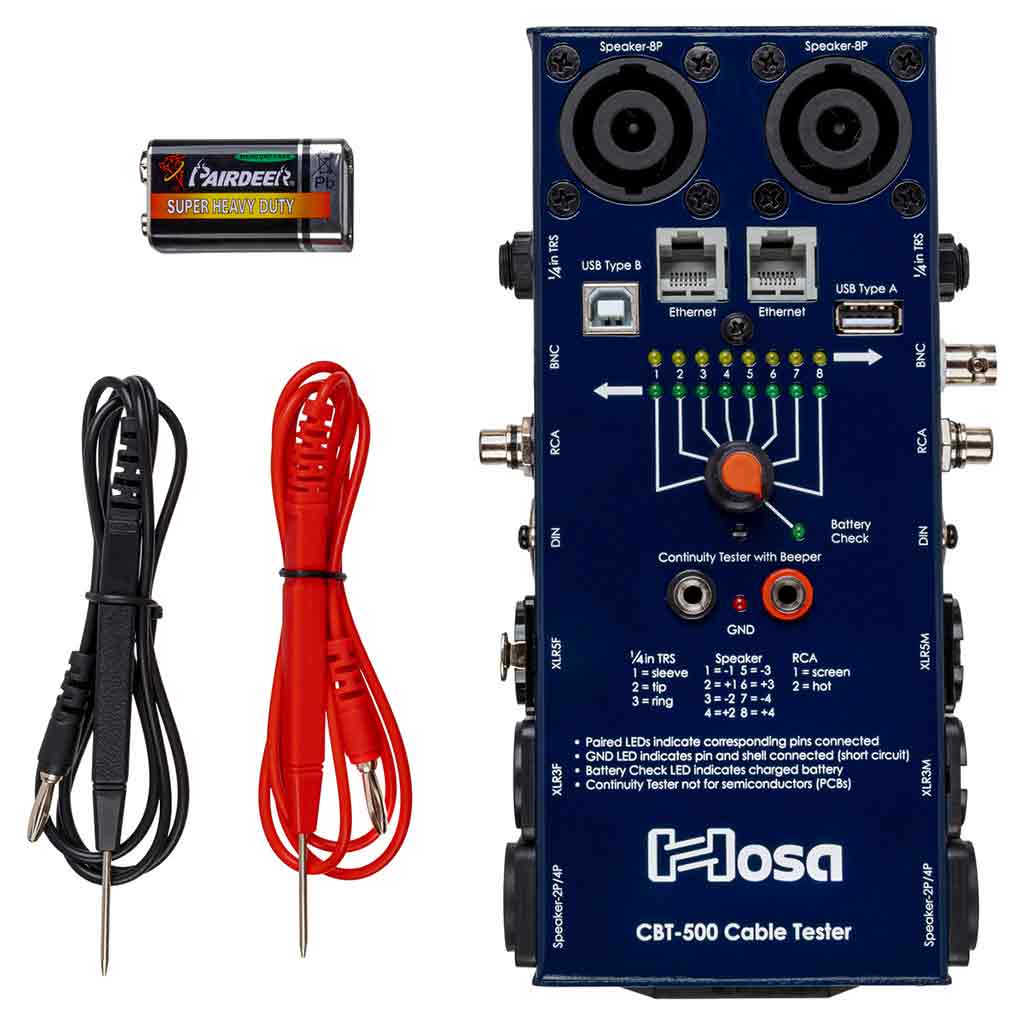 HOSA CBT-500 Audio Cable Tester-Andy's Music