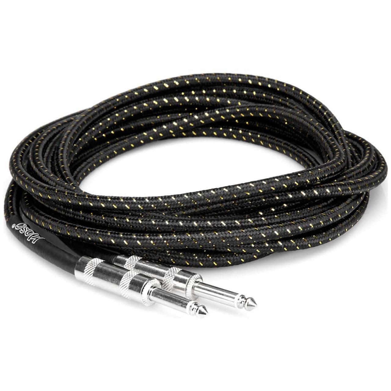 Hosa Cloth Guitar Cable 18ft 3GT18C