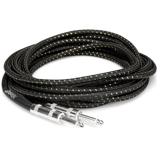Hosa Cloth Guitar Cable 18ft 3GT18C-Andy's Music