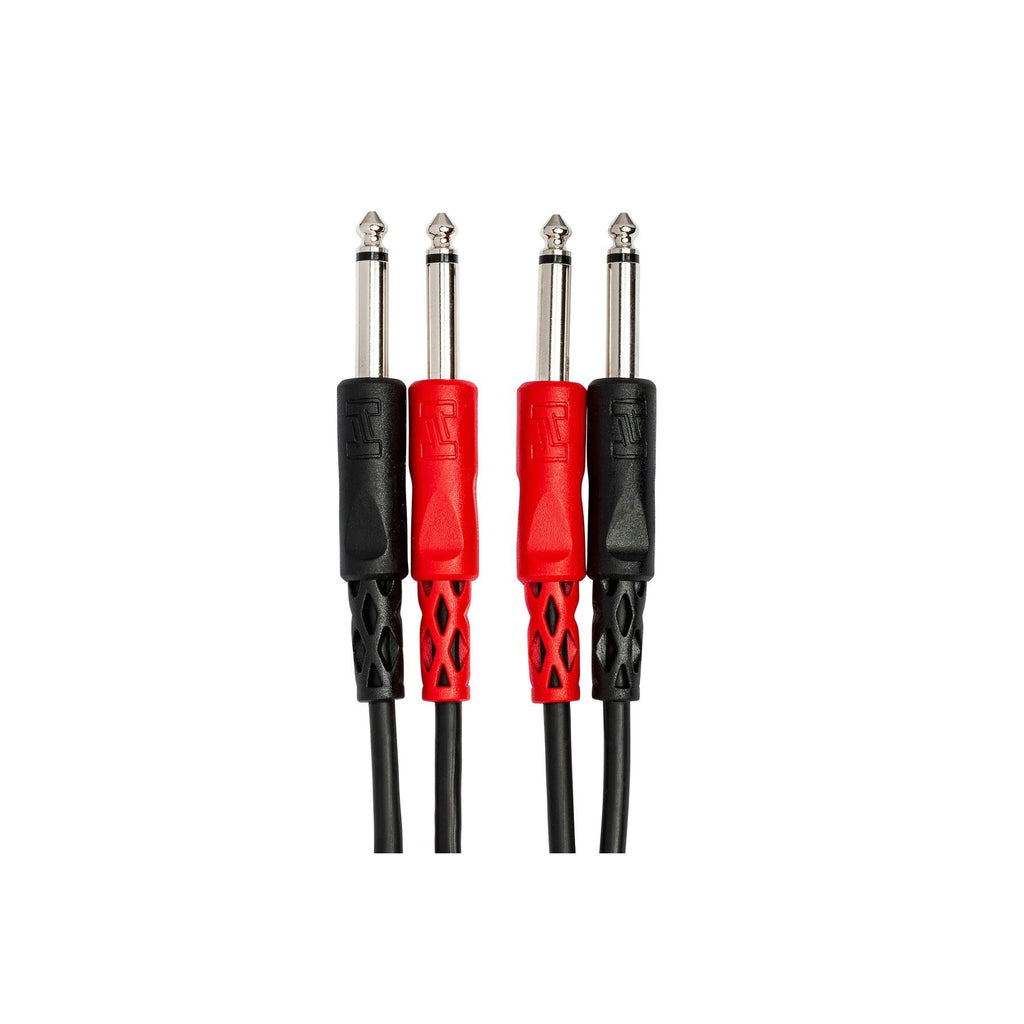 Hosa Dual Stereo Interconnect 1/4 TS to Same CPP202