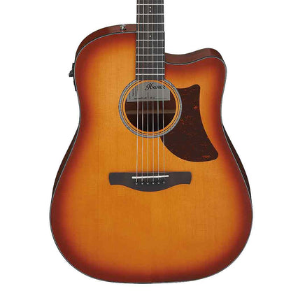 Ibanez AAD50CELBS Acoustic Electric Guitar - Light Brown Sunburst-Andy's Music