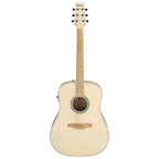 Ibanez AAD77M1EOAW Acoustic Guitar - Open Pore Antique White