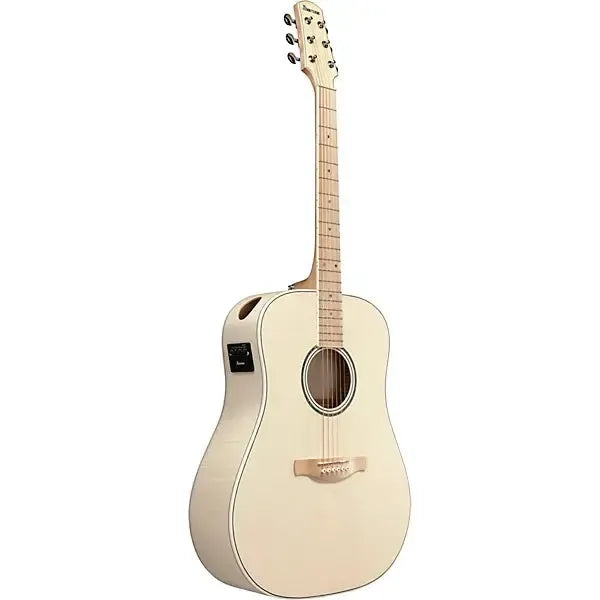 Ibanez AAD77M1EOAW Acoustic Guitar - Open Pore Antique White