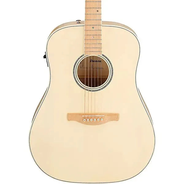 Ibanez AAD77M1EOAW Acoustic Guitar - Open Pore Antique White - NEW-Andy's Music