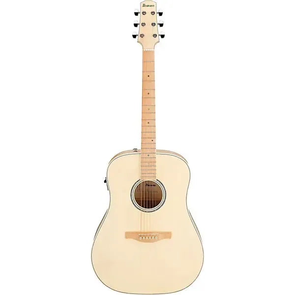 Ibanez AAD77M1EOAW Acoustic Guitar - Open Pore Antique White - NEW-Andy's Music