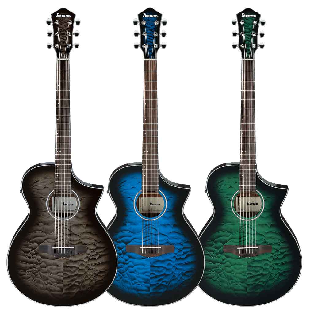 Ibanez AEWC16QA Acoustic Electric Guitar-Andy's Music