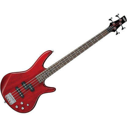 Ibanez GSR200 Electric Bass Guitar-Transparent Red-Andy's Music