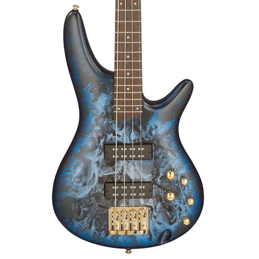 Ibanez SR300EDX 4-String Bass Guitar-Cosmic Blue Frozen Matte-Andy's Music