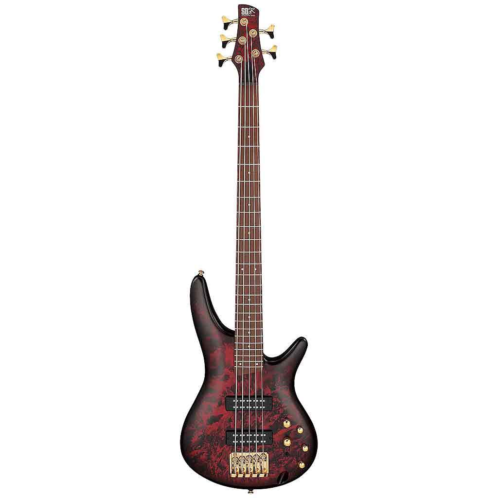Ibanez SR305EDX 5-String Bass Guitar-Wine Red Frozen Matte-Andy's Music