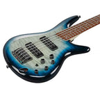 Ibanez SR405EQM 5-String Electric Bass Guitar - Stained Cosmic Blue Starburst-Andy's Music
