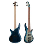 Ibanez SR405EQM 5-String Electric Bass Guitar - Stained Cosmic Blue Starburst-Andy's Music