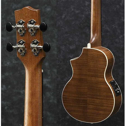 Ibanez UEW15E Acoustic Electric Cutaway Ukulele With Bag-Andy's Music