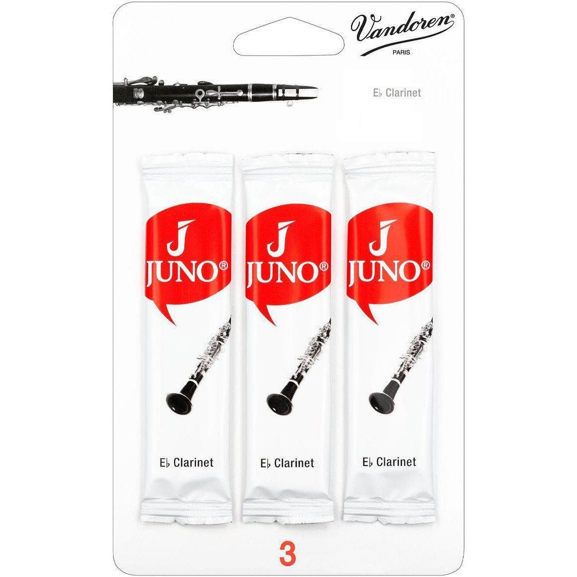 Juno Eb Clarinet Reeds 3 Pack