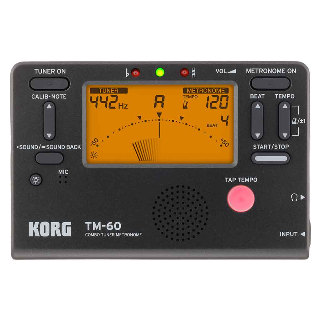 KORG Tuner-Metronome Combo TM60BK-Andy's Music