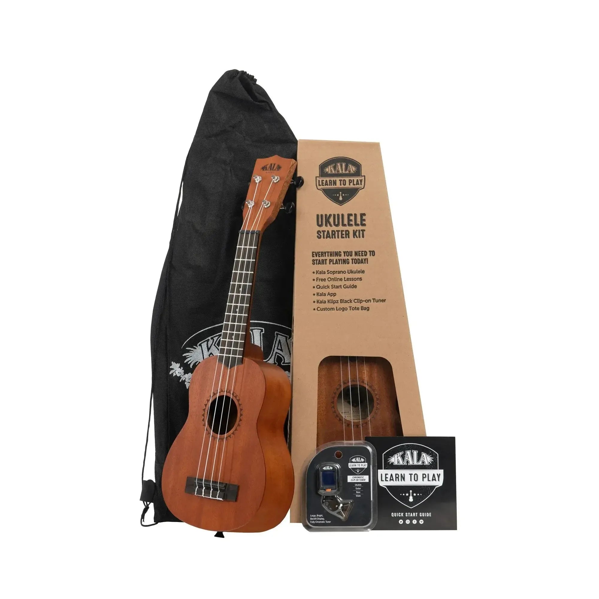 Kala KALALTPS Kala Learn To Play Soprano Ukulele Starter Kit
