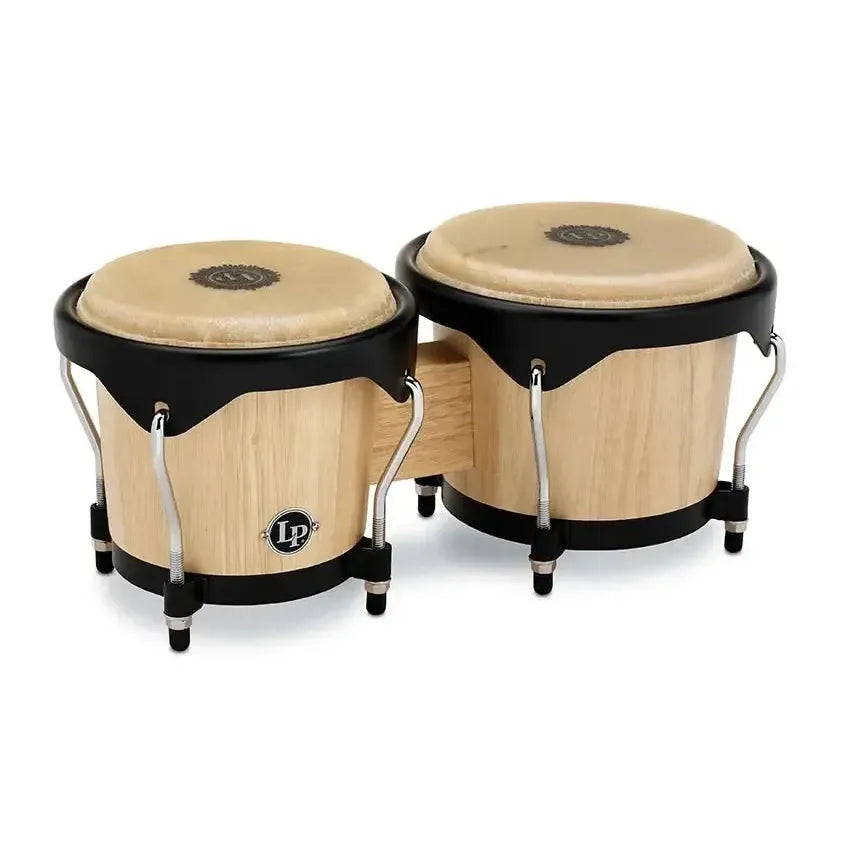 LP City 6″ & 7″ Bongos – Natural/Black (LP601NYIIAW)