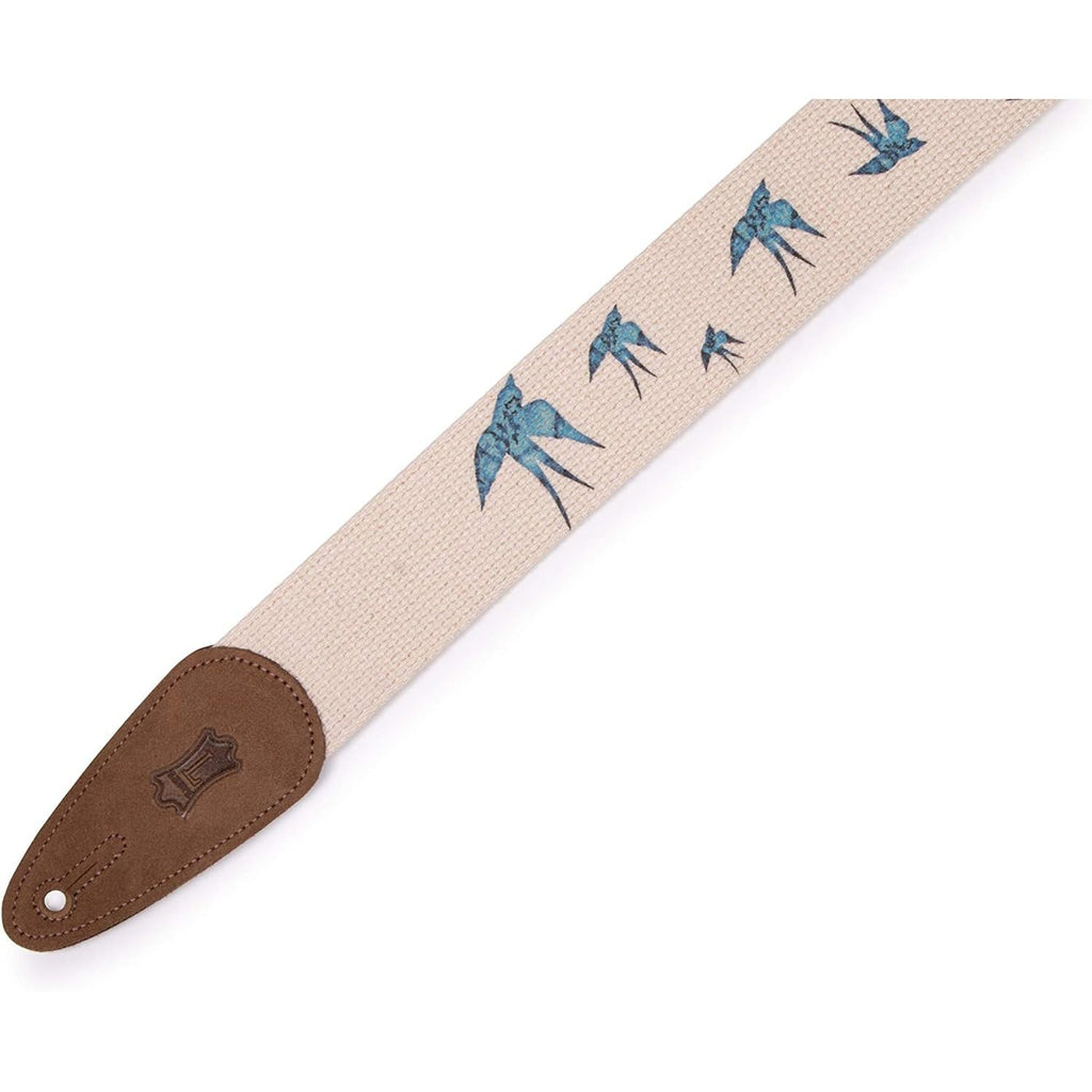 Levy's 2" cotton guitar strap with decorative print MC8U006