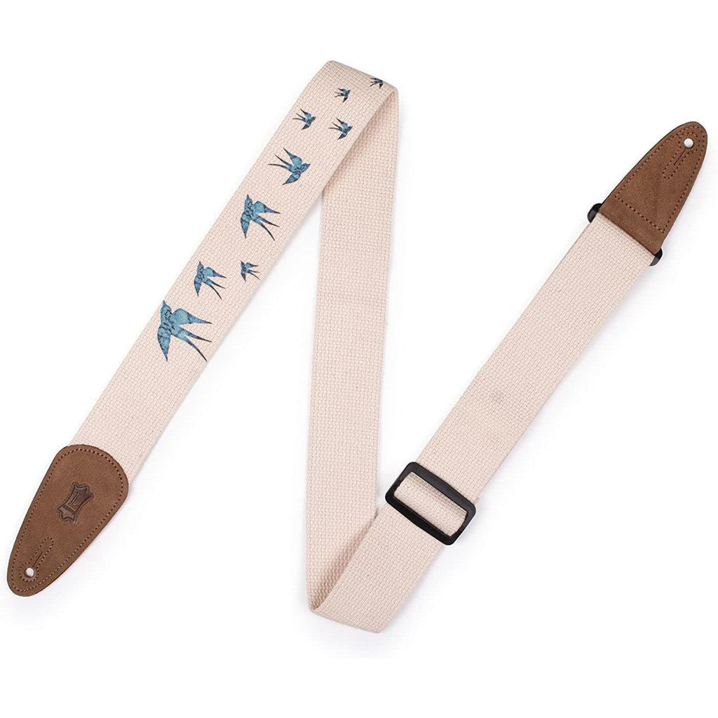 Levy's 2" cotton guitar strap with decorative print MC8U006