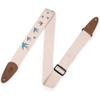 Levy's 2" cotton guitar strap with decorative print MC8U006