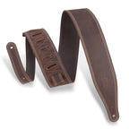 Levy's 2.5" Leather Guitar Strap M17BDS