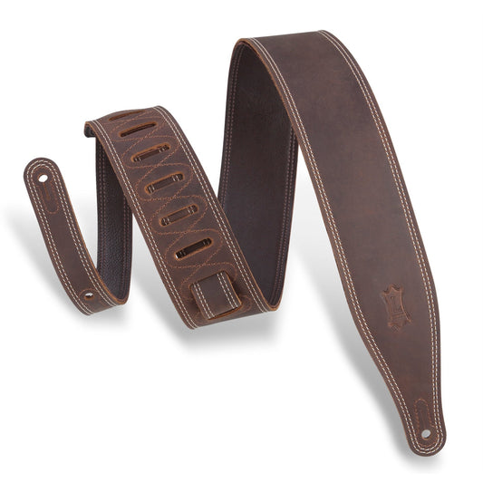 Levy's 2.5" Leather Guitar Strap M17BDS-Andy's Music