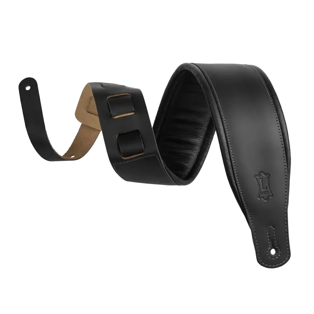 Levy's M26PDBLK Amped Leather Guitar Strap