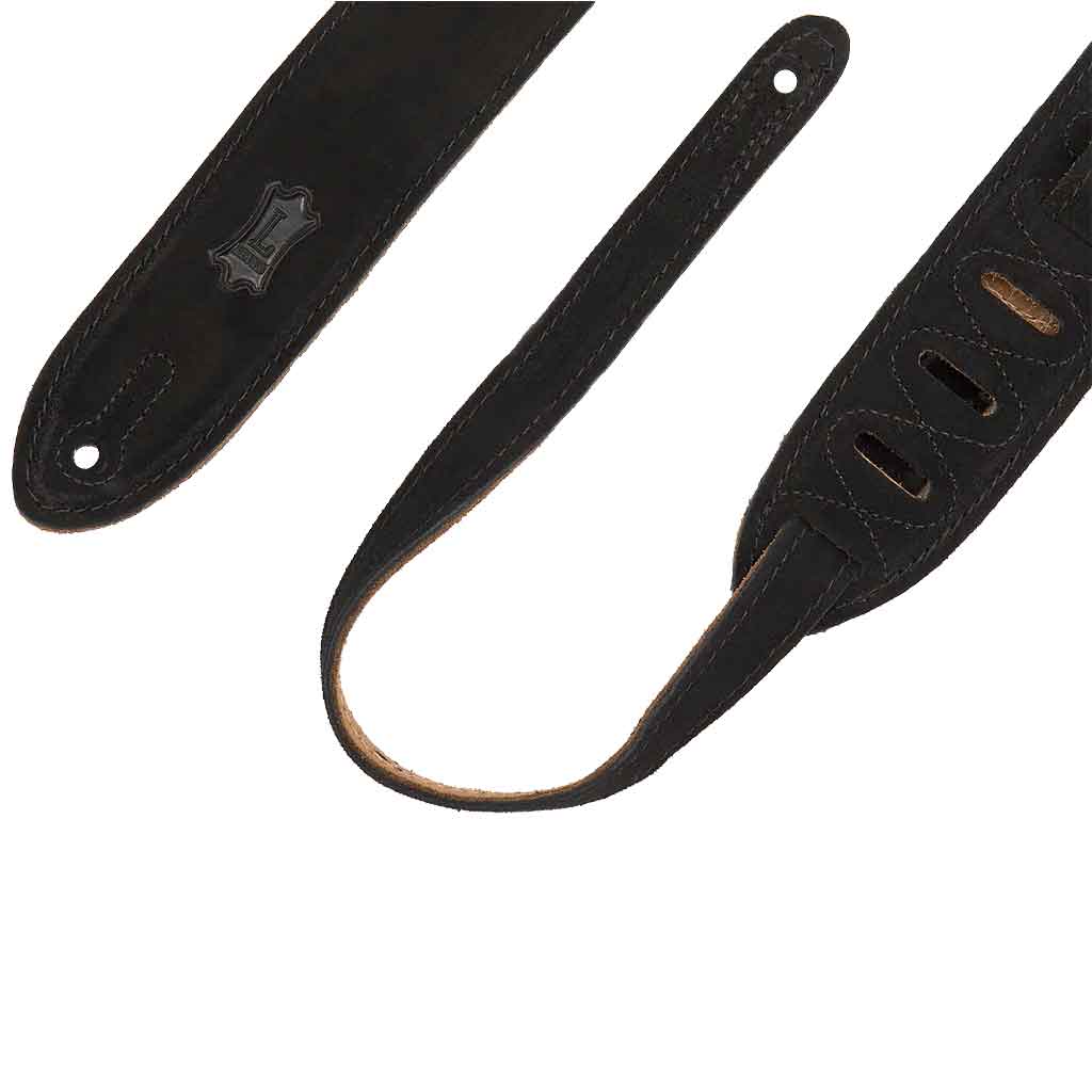 Levy's MS12BLK 2" Guitar Strap - Suede Leather