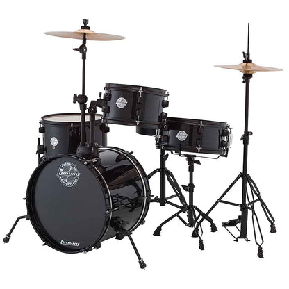 Ludwig Pocket Drum Set For Kids With Cymbals And Hardware-Black Sparkle-Andy's Music