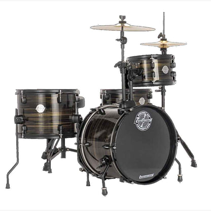 Ludwig Pocket Drum Set For Kids With Cymbals And Hardware-Bronze Swirl-Andy's Music
