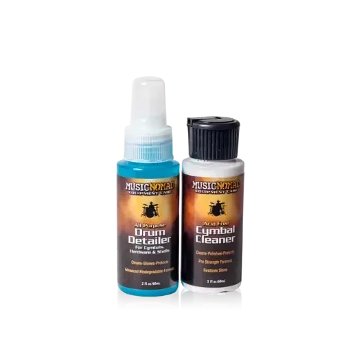 Music Nomad MN117 Drum Detailer & Cymbal Cleaner Combo Pack - 2 oz