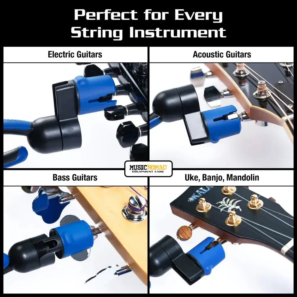 Music Nomad MN223 GRIP ONE - All in ONE String Winder, Cutter, Puller