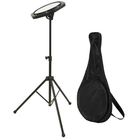 On-Stage DFP5500 Drum Practice Pad with Stand & Bag-Andy's Music