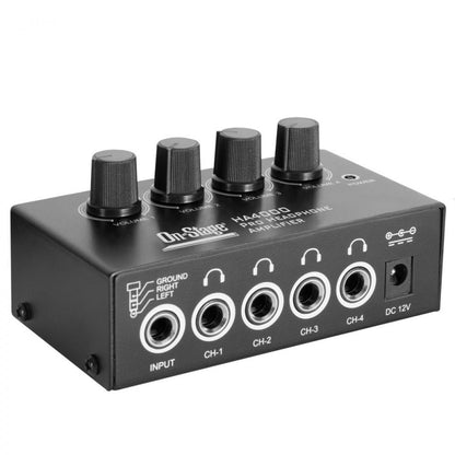 On-stage HA4000 Four-Channel Headphone Amp-Andy's Music