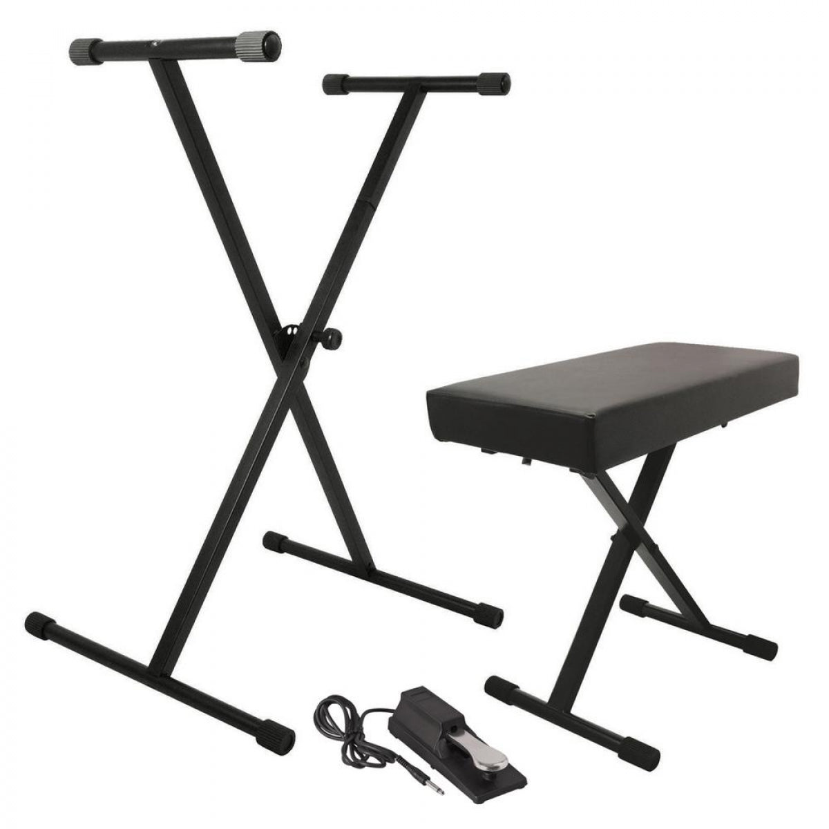 On-stage KPK6550 Keyboard Bundle with Keyboard Stand, Bench, & Sustain Pedal-Andy's Music