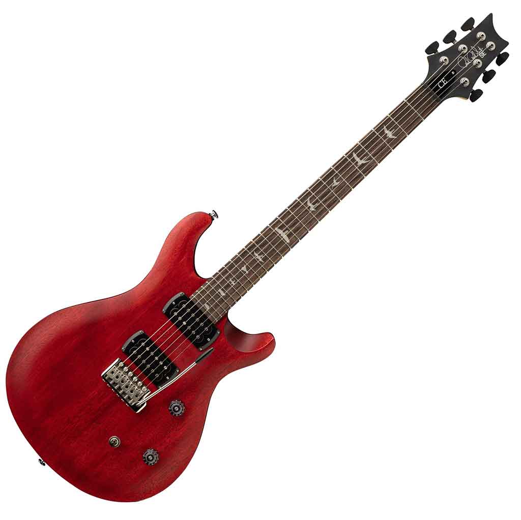 PRS SE CE24 Standard Satin Electric Guitar Vintage Cherry