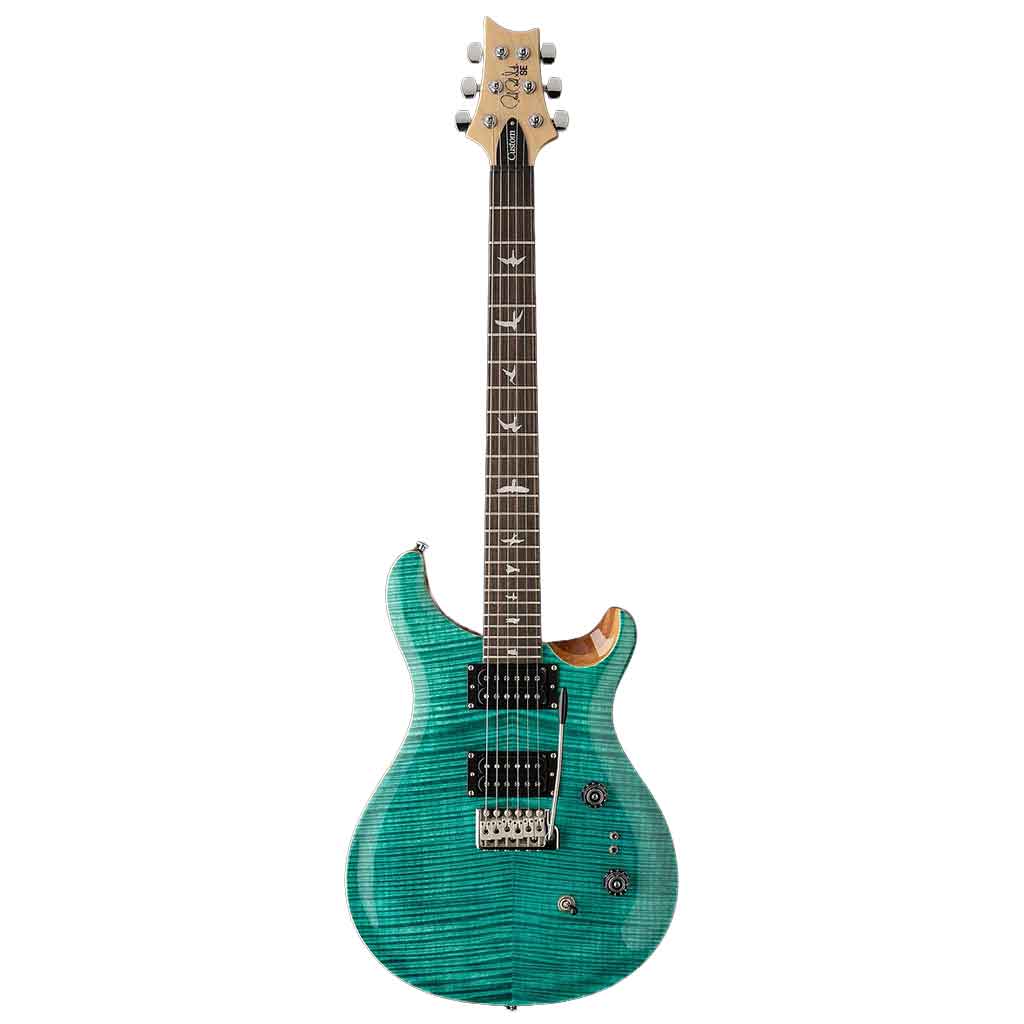 PRS SE Custom 24-08 Electric Guitar Turquoise Finish-Andy's Music