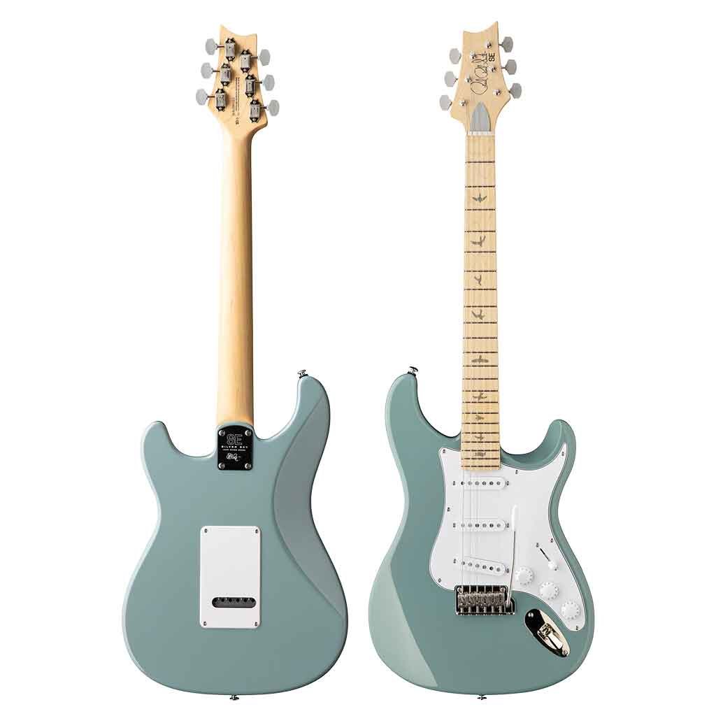 PRS SE Silver Sky Maple Electric Guitar Stone Blue